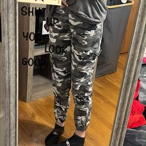 Cute cargo pants camoflage  .
